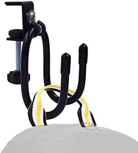 YYST Desk Mount Bag Holder Hook Clamp-On Backpack Hanger Reduce Desk Clutter (20 lb. Capacity)- No Bag (1)