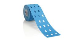 CureTape® Punch Blue | 1 Roll Perforated Kinesiology Tape 5cm x 5m | Lymphatic Drainage | For Joint, Knee, Ankle & Shoulder Pain | Kinesiology Tape For Physical Therapy | Waterproof Medical Tape