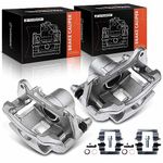 A-Premium Disc Brake Caliper Assembly with Bracket Compatible with Select Chevy and Pontiac Models - Cobalt 2007-2010 2.2L, G5 2007-2008, G5 2009 2.2L - Front Driver and Passenger Side, 2-PC Set