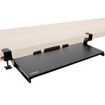 Duronic Keyboard Drawers & Platform DKTPX2 | Under Desk Drawer for Keyboard and Mouse | Ergonomic Solution | Sliding Pull-Out Tray | Easy Assembly