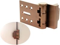 Flip Lok High Security Door Lock is 10X Stronger Than a Deadbolt. Instantly Turns Any Room into a Safe Room with Ft. Knox Level Security for Complete Piece of Mind at Home, School, or Office (Bronze)