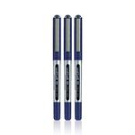 UNI-BALL Eye UB150 0.5mm Roller Ball Pen | Blue Ink, Pack of 3