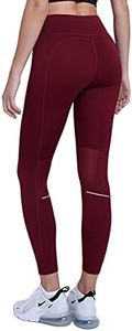 TCA Women's SuperThermal Performance Running Tights/Leggings - Cabernet, Small