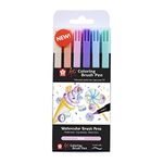 Sakura Koi-Colour Brush Set-Sweets, Pastel, Set of 6