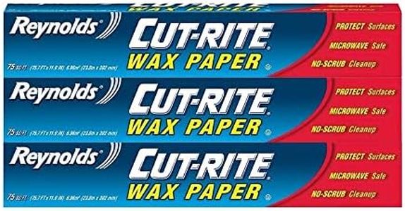 Cut-Rite Wax Paper by Reynolds 75 Sq.Ft - Pack of 3