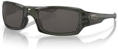 Oakley Men's OO9238 Fives Squared Polarized Rectangular Sunglasses, Grey Smoke/Warm Grey, 54 mm