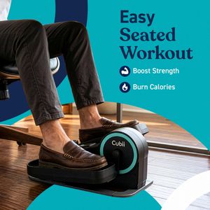 Cubii Move Under Desk Elliptical – Compact Seated Exercise Machine