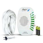 AQUA GURU® Water Tank Alarm Bell Overflow Protection - Battery Operated - 15 Meter Wire, Sensors & 2 AA Battery Included - 1 Year Warranty (Comes in Multicolor) (DCPB - Battery)