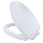 Toto SS114 01 SoftClose Elongated Toilet Seat Cover, Cotton White