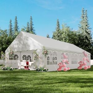 Garvee Large Wedding Tent with Removable Sidewalls, Event Canopy Shelter for Birthday Party, Outdoor Event