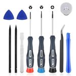 EEEKit Screwdriver Kit for Nintendo Switch, PH00 Y00 Y0 Precision Screwdriver with Repair Tool Set for Switch Console, Joycon Controller, 3DS, Wii, Wii U, 11PCS