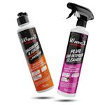 Wavex PLVR Car Interior Cleaner 350ml & Wavex Dashboard & Leather Conditioner+Protectant Car Dashboard Polish 350ml | Car Dashboard Polish & Car Interior Cleaner for Plastic, Leather, Vinyl & Rubber