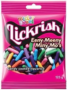 Mr Sweet Eeny Meeny Mino Mo Candy Coated Liquorice 125 g