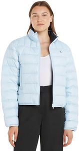 Calvin Klein Jeans UL Short Puffer J20J222585 Chaquetas Acolchadas de Plumas, Azul (Keepsake Blue), XXS para Mujer