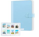 EAAERR Photo Album with 256 Pockets, Suitable for 3.93 Inch Film (5.8 cm x 8.8 cm) Fujifilm Instax Mini 9/Mini 8/Mini 25/Mini 11/Mini Link Printer, Polaroid Snap PIC-300 (Blue)