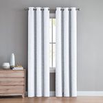 VCNY Home - Curtains, Heathered Blackout Panels, Window Treatment with Grommet Top, Timless Style Decor (Jeremiah White, 38" x 96")