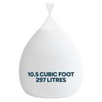 icon Bean Bag Refill, 10.5 Cubic Foot, 297 Litres, Bean Bag Filling with Free flow Polystyrene Beads to top up Beanbags, Bean Bag Filler for Beanbag Chairs, Ideal for Large Beanbags, Made in UK