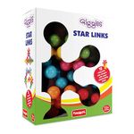 Funskool Giggles - Star Links toys for kids, Multicoloured Interlocking Learning Educational Blocks, Improves Creativity And Construction Blocks For Kids, 6 Months & Above, Infant and Preschool Toys