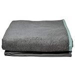 HOMELEVEL XL Sauna Towel SPA Cotton 180 x100cm Sauna Towel Sauna Towel Dark Grey/Mint