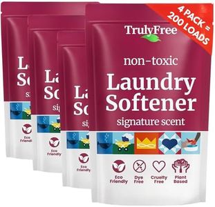 Truly Free Signature Scent Softening Rinse, Natural Fabric Softener - Plant-Based, Non-Toxic, Safe for Babies & Kids, 200 Loads (w/o Jug)