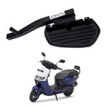 Ather Rizta Footrest for Electric scooter, (Rear Left | Black) Made of Heavy Duty Iron Rod Flat Handle | Rizta Accessories