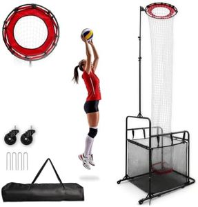 SCHENG-V Volleyball Setting Net, 6.9-10.8 FT Adjustable Setter Trainer