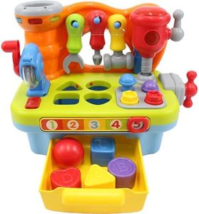 Little Engineer Multifunctional Musical Learning Tool Workbench for Kids