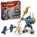 LEGO NINJAGO Jay’s Mech Battle Pack Adventure Toy Set for Kids, with Jay Minifigure and Mech Figure, Creative Ninja Gift for Boys and Girls Aged 6 Years Old and Up, 71805