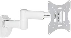 Proper Swing Arm Wall TV Bracket for 28/32 and 42-Inch LED or LCD TV – White