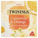 Twinings Camomile and Orange Herbal Tea bags, 20 Tea bags