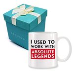 MAGEDON I Used to Work with Absolute Legends Mug, Funny Retirement Gift New Job for Work Boss or Colleague, Gifts for Colleague Leaving Co-Worker