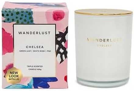 salt&pepper Wanderlust Candle with Lid, 425g, Chelsea