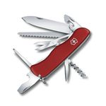 Victorinox Outrider Swiss Army Knife, Large, Multi Tool, Camping Knife, 14 Functions, Blade, Scissors, Red