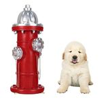 Prefdo Dog Fire Hydrant Pee Post, Puppy Pee Post Training Statue, Indoor Outdoor Fire Hydrant Decor Figurines for Yard Art Garden Lawn, Gift for Fireman (14.5 inch)