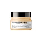 L’Oréal Professionnel Golden Lightweight Mask, With Protein And Gold Quinoa for Fine-Medium Dry And Damaged Hair, Serie Expert Absolut Repair, 250 ml