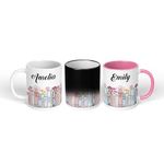 Print Maniacs Swiftea Mug Magic Mug 11oz Floral Bookcase Albums Design Swifty Merchandise Mug Swift