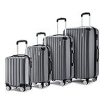4 Piece Suitcase Set Carry On Lugga