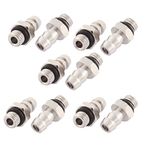 sourcingmap M5 Male Thread to 4mm Pneumatic Tube Hose Mini Barb Fittings 10 Pcs