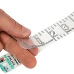 Quik Measure Pro Measuring Sticker Ruler Tape- Transparent Perfect for Fishing Boats Kayak Table Cooler Workbench - Clear Waterproof Made in USA 36" x 1"