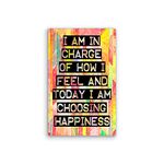 REGALOCASILA Today I'm Choosing Happiness Life Quote Fridge Magnet Home Decoration Kitchen Decor Refrigerator Accessories Birthday Gifts for Friends