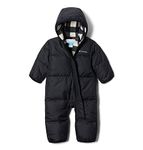 Columbia Unisex Kids Snuggly Bunny Bunting, Snowsuit Romper, Black, Size 18/24