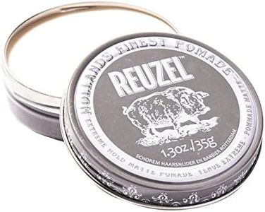 Reuzel Extreme Hold Matte Pomade - Men's Concentrated Wax Formula With Natural And Organic Hold - A Vegan Defining And Thickening Product That's Easy To Apply And Remove - Original Fragrance - 1.3 Oz