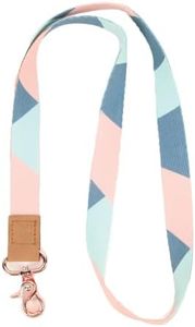 Thread Wallets Cool Neck Lanyard for Men & Women | Cute Key ID Badge & Wallet Holder (Fine Line)