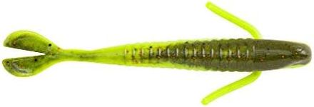 Berkley PowerBait Water Bug Fishing Soft Bait, Coppertreuse, 3.3in