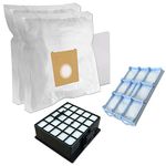 PakTrade SET - HEPA Filter + Motor Protection Filter + 10 Vacuum Cleaner Dust Bags For Bosch BSGL 32125 GL-30 BIONIC FILTER PRO ANIMAL HAIR