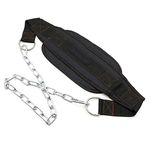 Weight Lifting Dip Belt with 34-Inch Steel Chain