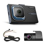 THINKWARE X1000 Dash Cam Front and Rear 2K QHD 2560 x 1440, 156° Wide Angle Dashboard Camera Recorder with G-Sensor, Sony STARVIS Sensor, 24H Parking Mode, LCD Touchscreen, Night Vision