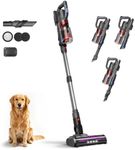 Tergeo Cordless Vacuum for Home, Anti-Tangle Vacuum for Pet Hair
