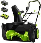 SnapFresh 40V Electric Snow Blower 
