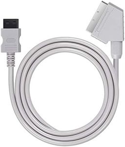 BisLinks Grey 1.8m RGB Scart Video HD HDTV AV Cord Lead Cable Adapter Replacement for Nintendo Wii/Wii U Video Game